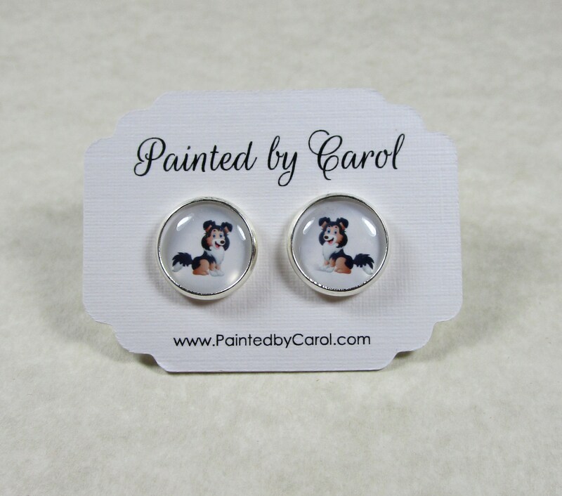 Shetland Sheepdog Earrings